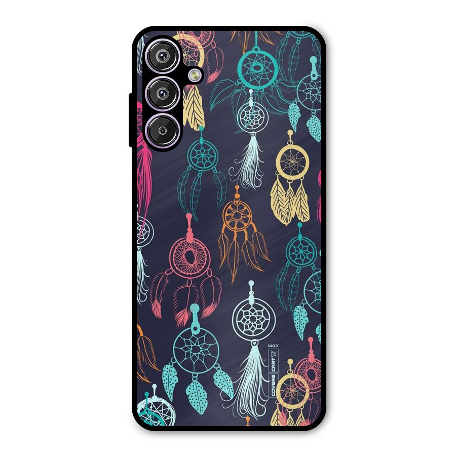 Dream Catcher Pattern Metal Back Case for Galaxy M15