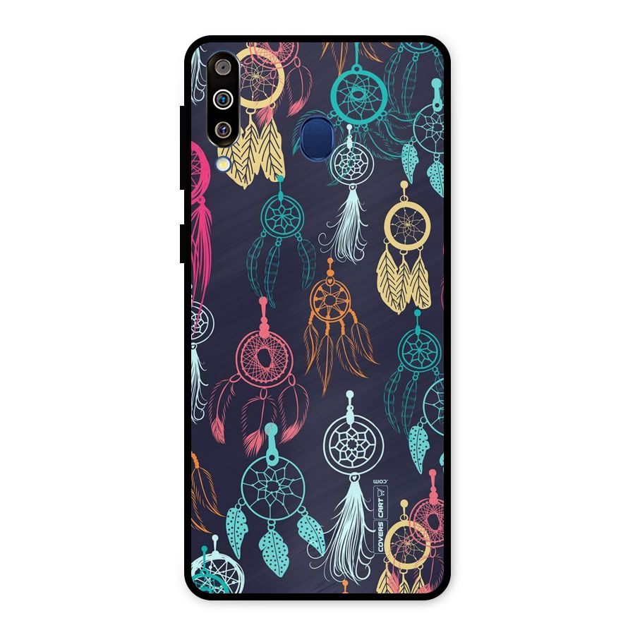 Dream Catcher Pattern Metal Back Case for Galaxy M30