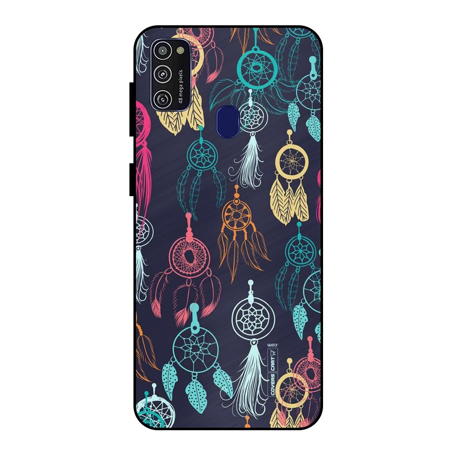 Dream Catcher Pattern Metal Back Case for Galaxy M30s
