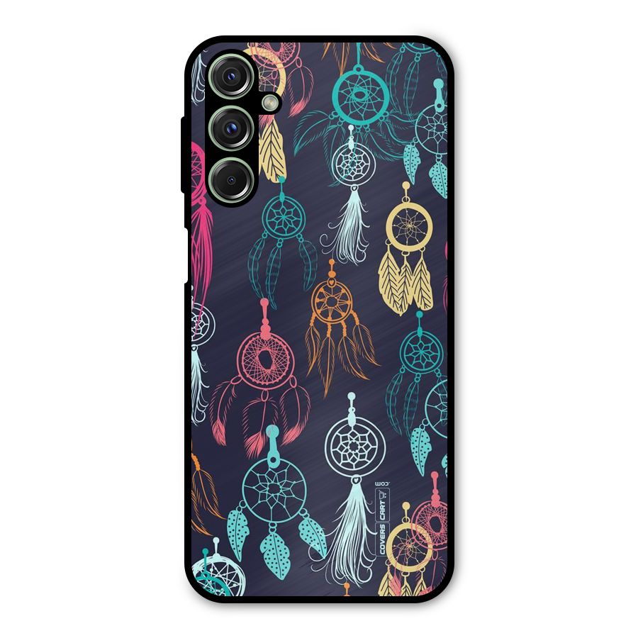 Dream Catcher Pattern Metal Back Case for Galaxy M34