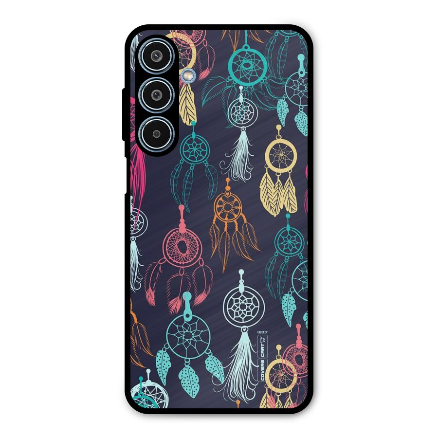 Dream Catcher Pattern Metal Back Case for Galaxy M35