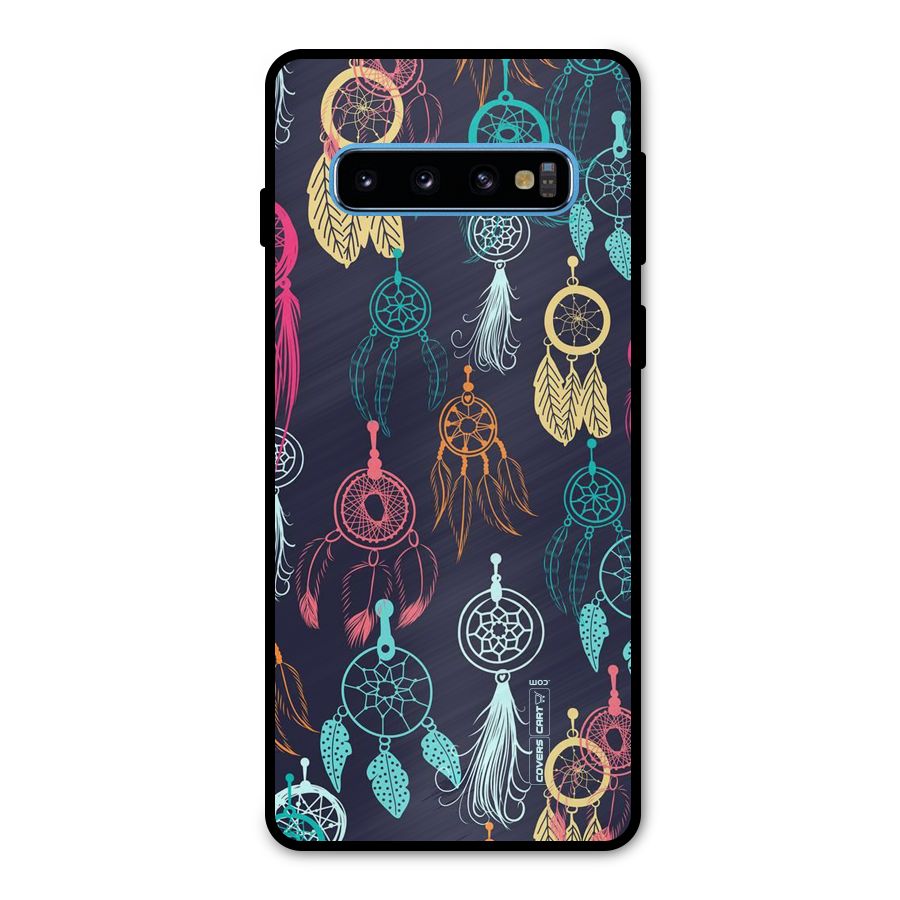 Dream Catcher Pattern Metal Back Case for Galaxy S10