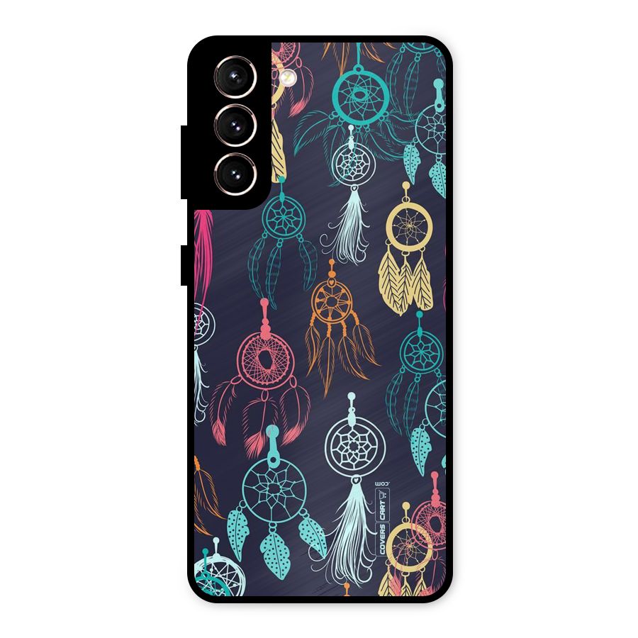 Dream Catcher Pattern Metal Back Case for Galaxy S21 5G