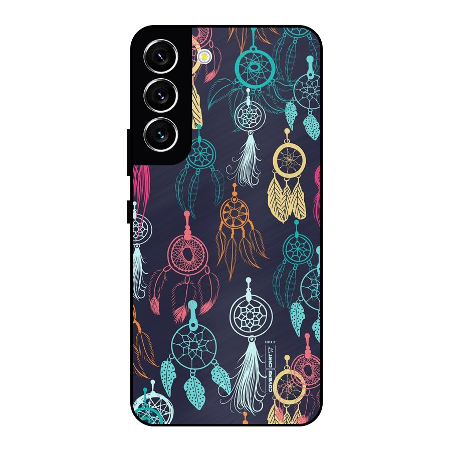 Dream Catcher Pattern Metal Back Case for Galaxy S22 5G