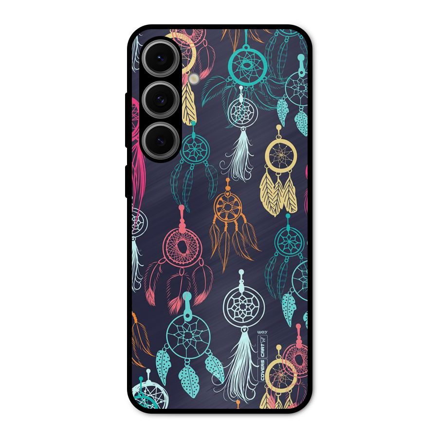 Dream Catcher Pattern Metal Back Case for Galaxy S24 FE