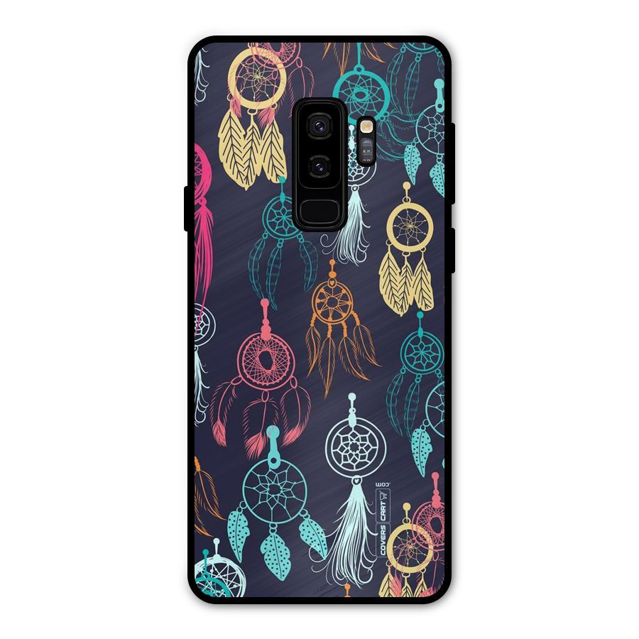 Dream Catcher Pattern Metal Back Case for Galaxy S9 Plus