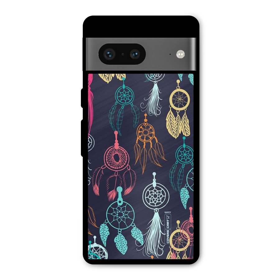 Dream Catcher Pattern Metal Back Case for Google Pixel 7