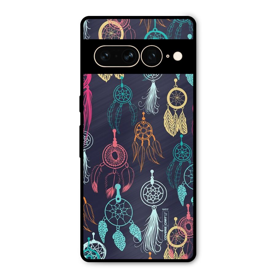 Dream Catcher Pattern Metal Back Case for Google Pixel 7 Pro