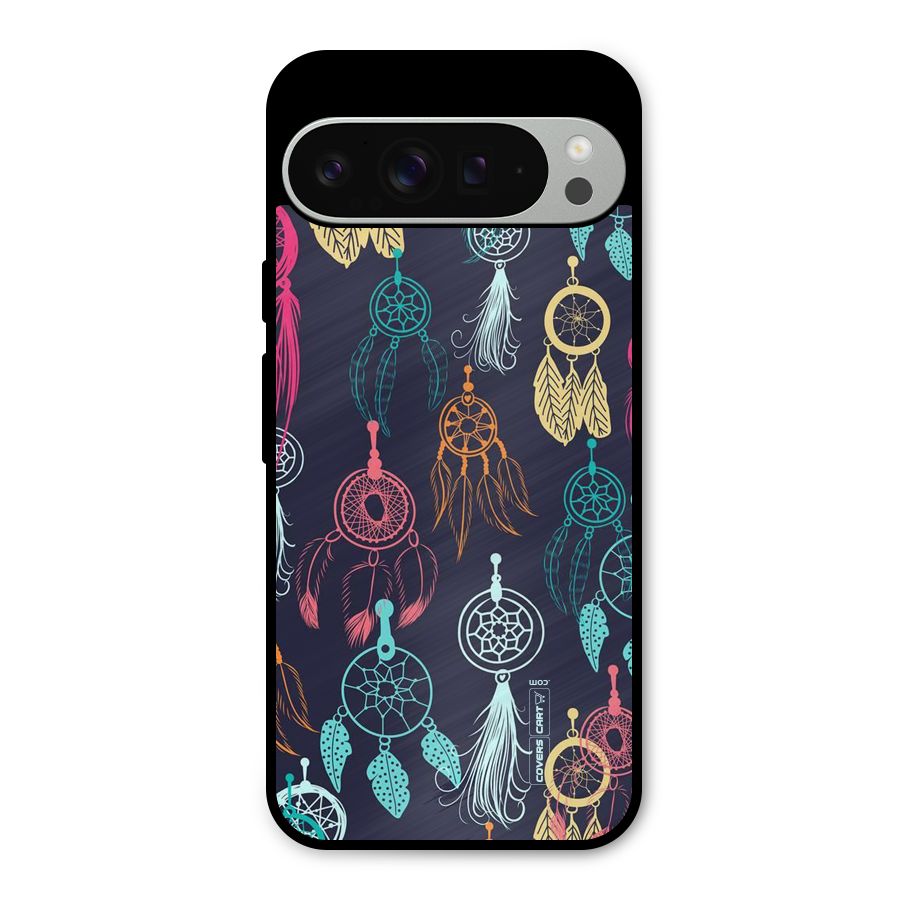 Dream Catcher Pattern Metal Back Case for Google Pixel 9 Pro XL