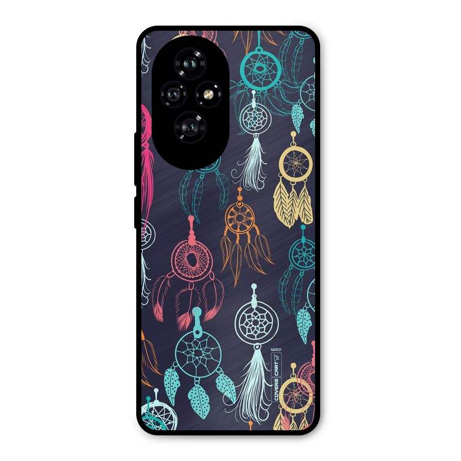 Dream Catcher Pattern Metal Back Case for Honor 200
