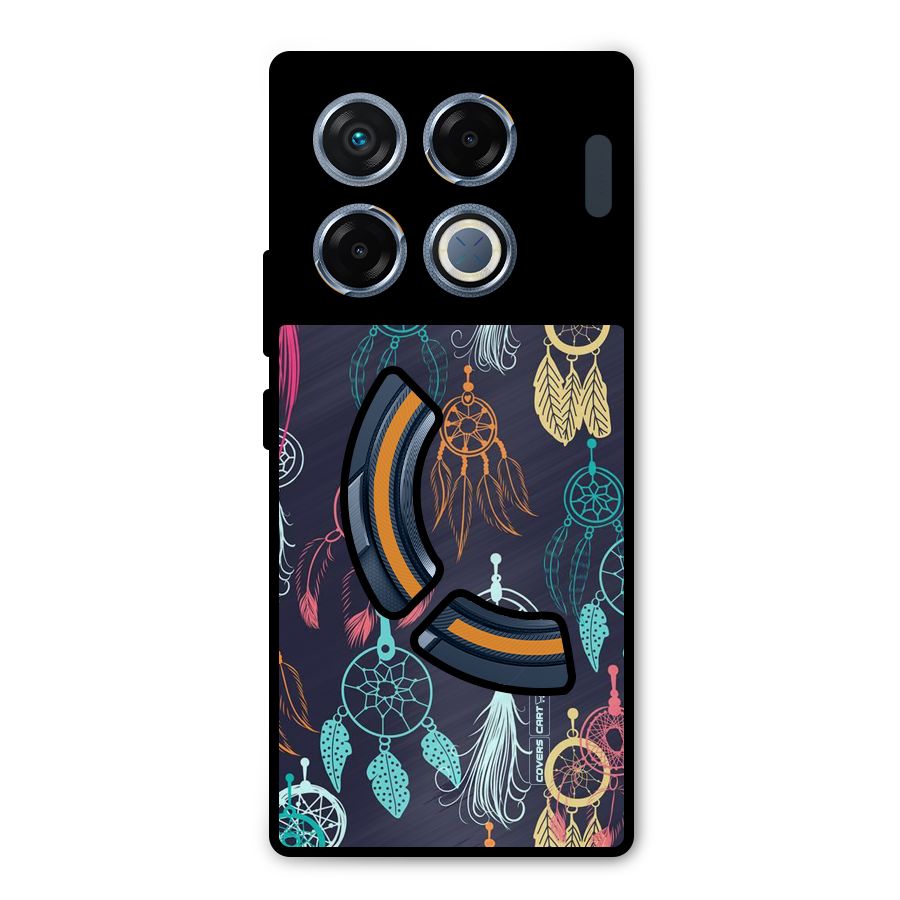 Dream Catcher Pattern Metal Back Case for Infinix GT 20 Pro