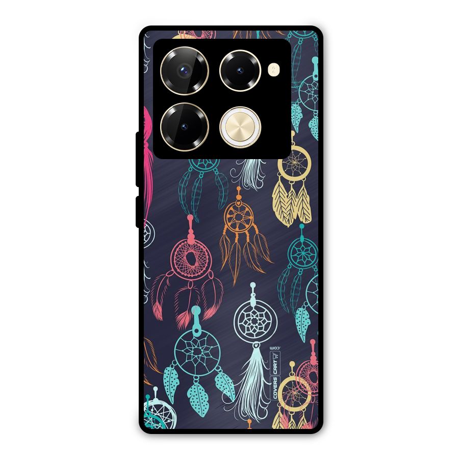 Dream Catcher Pattern Metal Back Case for Infinix Note 40 Pro