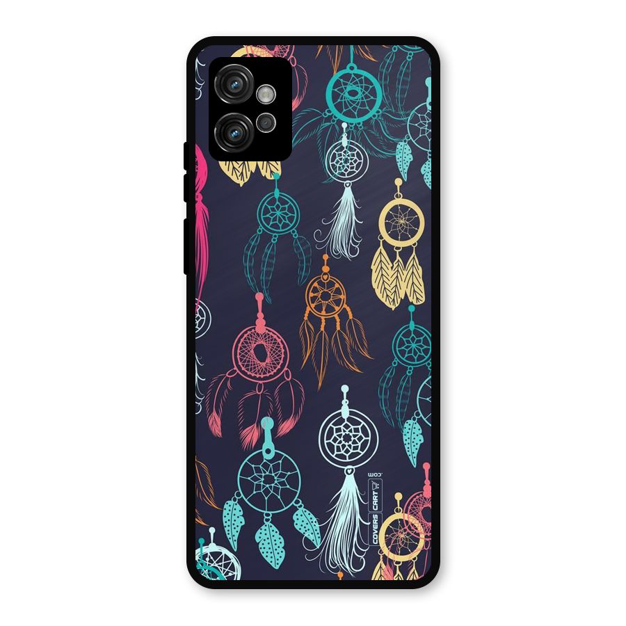 Dream Catcher Pattern Metal Back Case for Moto G32