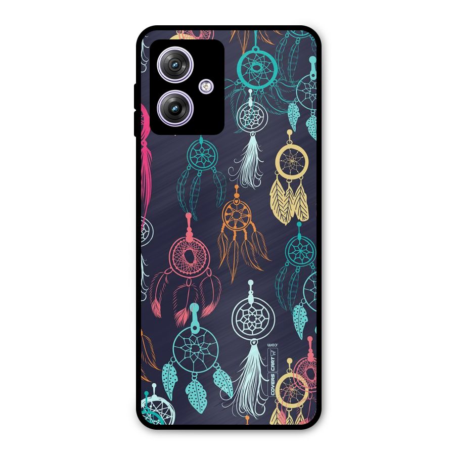 Dream Catcher Pattern Metal Back Case for Moto G64
