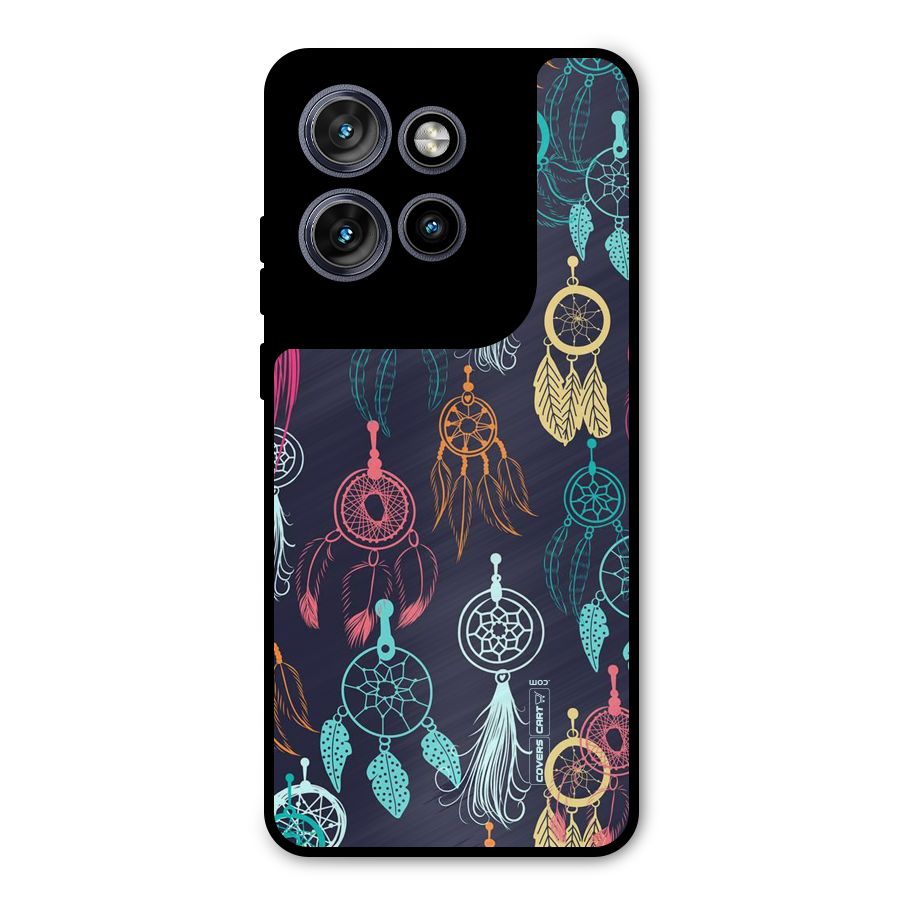 Dream Catcher Pattern Metal Back Case for Motorola Edge 50 Neo