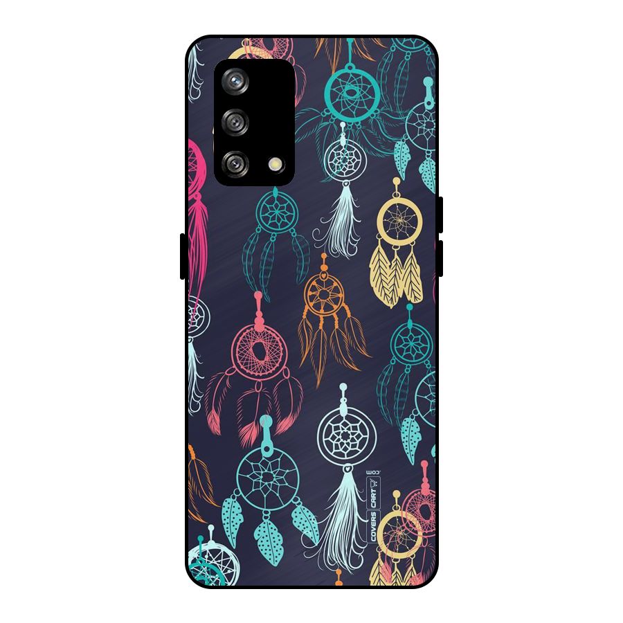 Dream Catcher Pattern Metal Back Case for Oppo F19