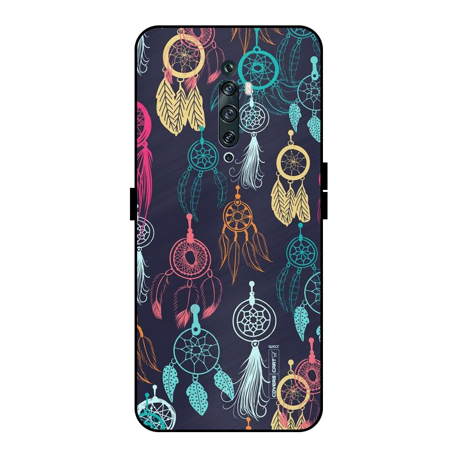 Dream Catcher Pattern Metal Back Case for Oppo Reno2 F
