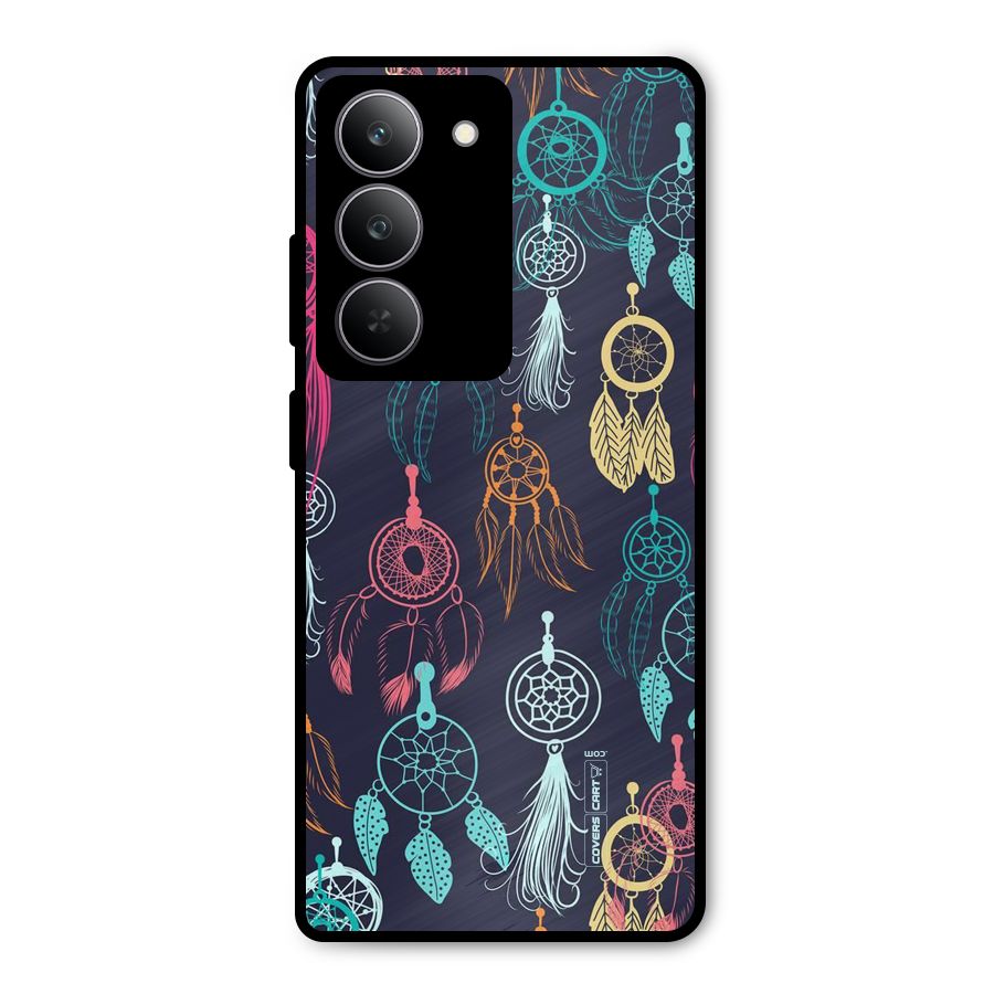 Dream Catcher Pattern Metal Back Case for Realme 14x