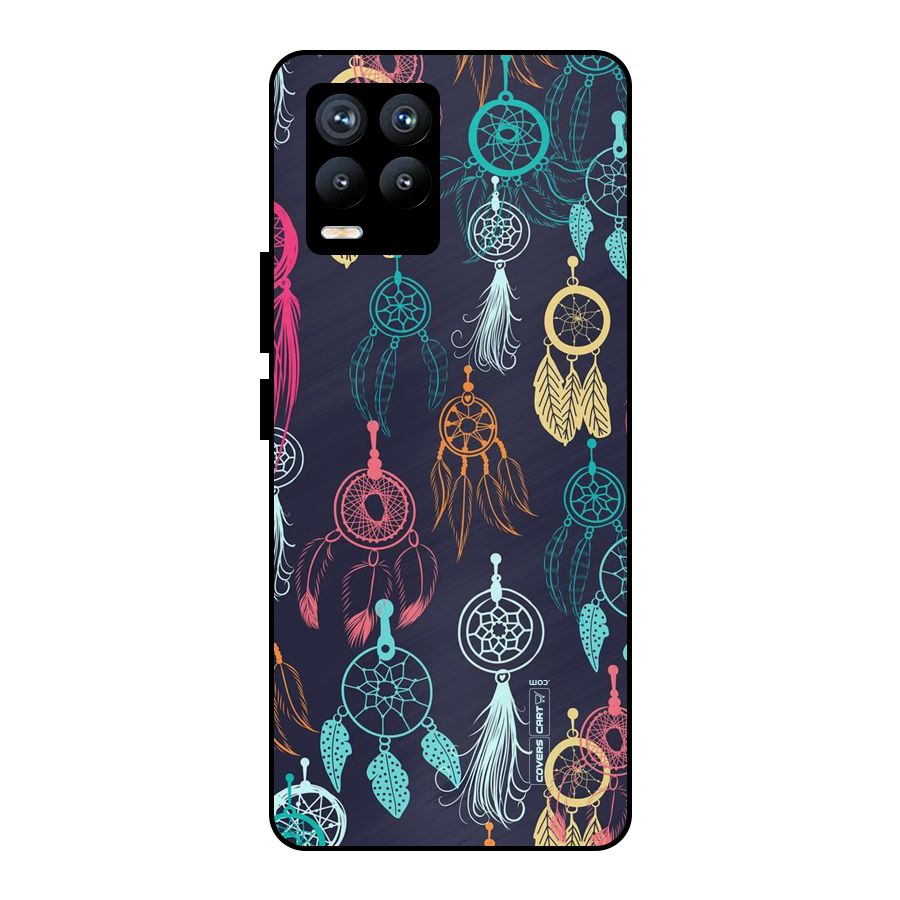 Dream Catcher Pattern Metal Back Case for Realme 8 Pro
