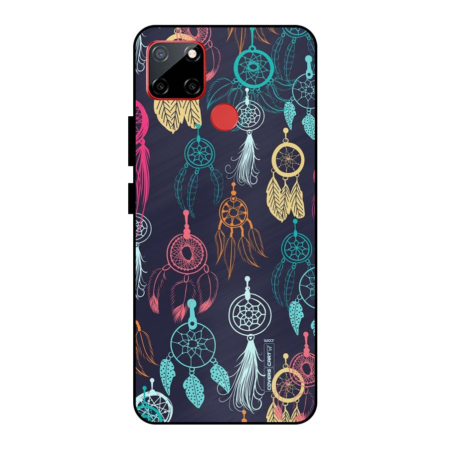 Dream Catcher Pattern Metal Back Case for Realme C12