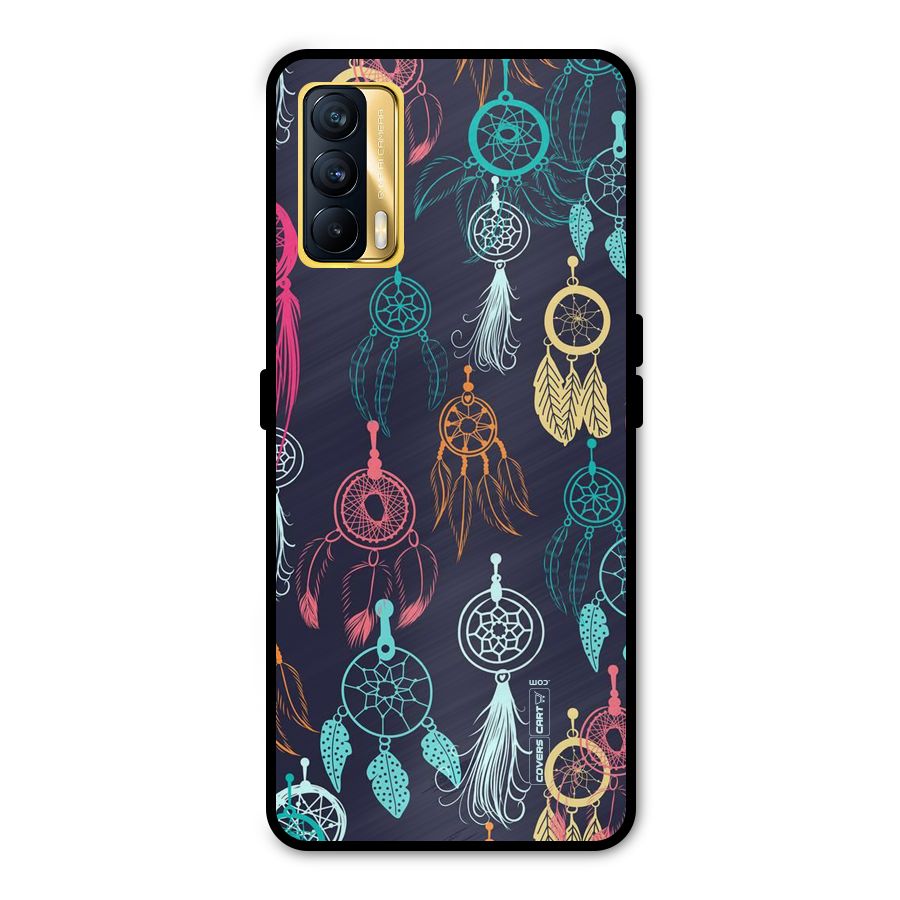 Dream Catcher Pattern Metal Back Case for Realme X7