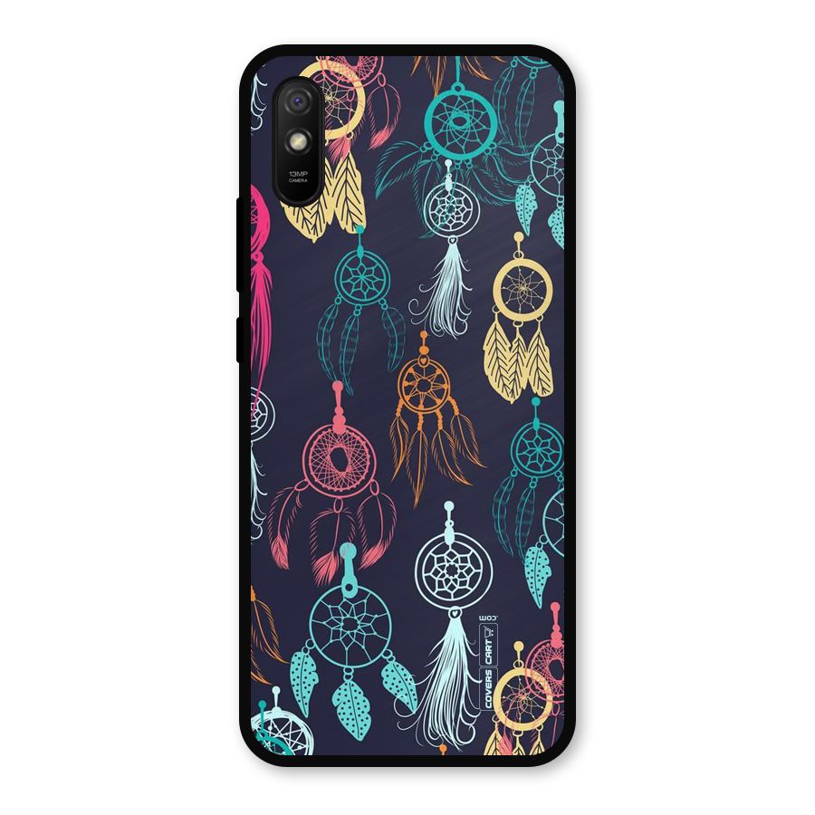 Dream Catcher Pattern Metal Back Case for Redmi 9a