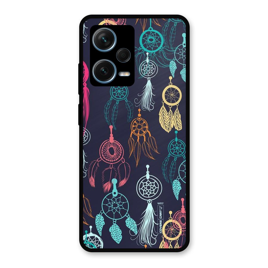 Dream Catcher Pattern Metal Back Case for Redmi Note 12 Pro Plus 5G