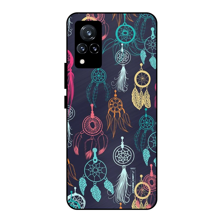 Dream Catcher Pattern Metal Back Case for Vivo V21 5G