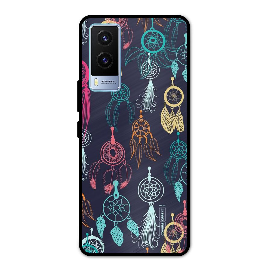 Dream Catcher Pattern Metal Back Case for Vivo V21e 5G