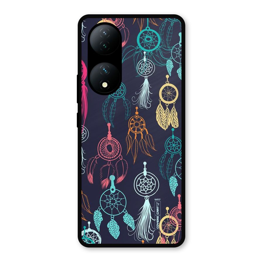 Dream Catcher Pattern Metal Back Case for Vivo Y100