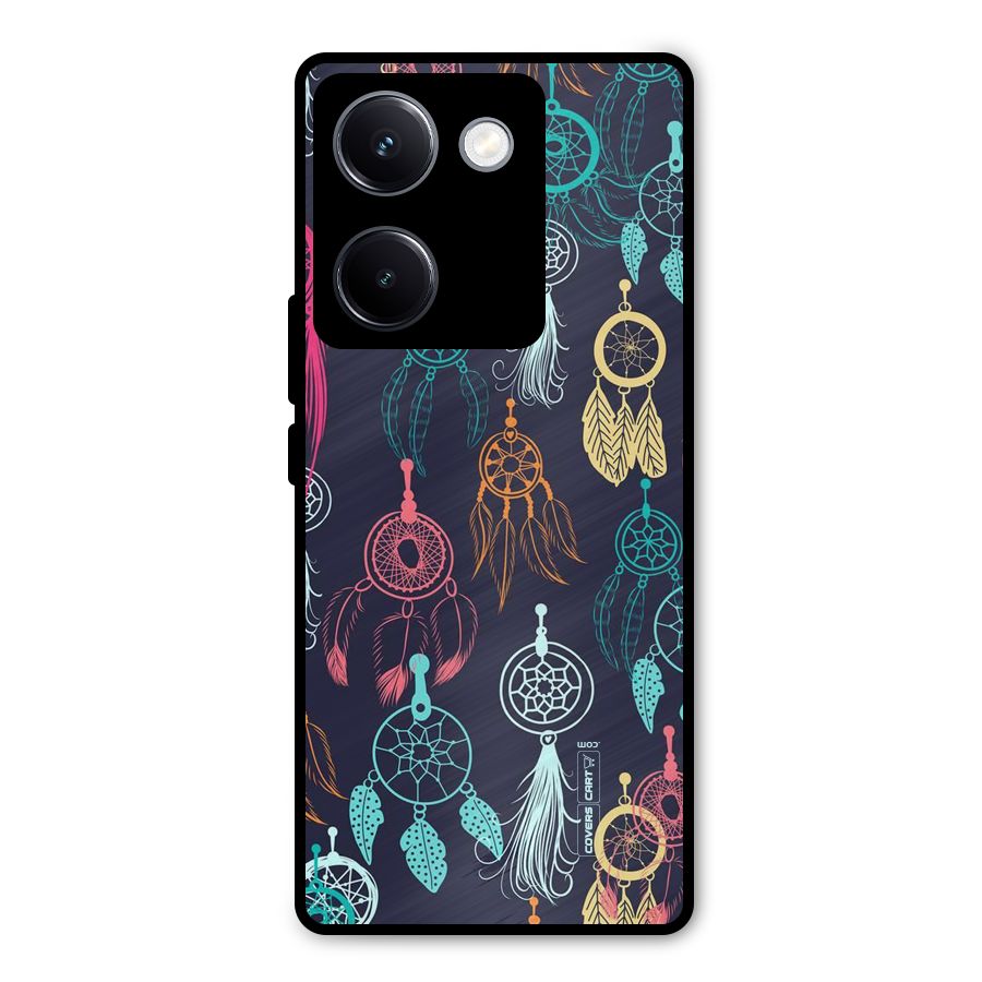 Dream Catcher Pattern Metal Back Case for Vivo Y300 Plus