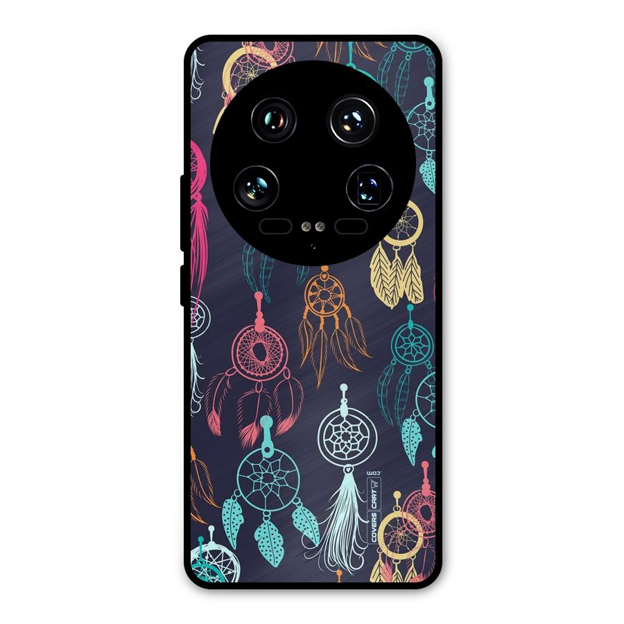 Dream Catcher Pattern Metal Back Case for Xiaomi 14 Ultra