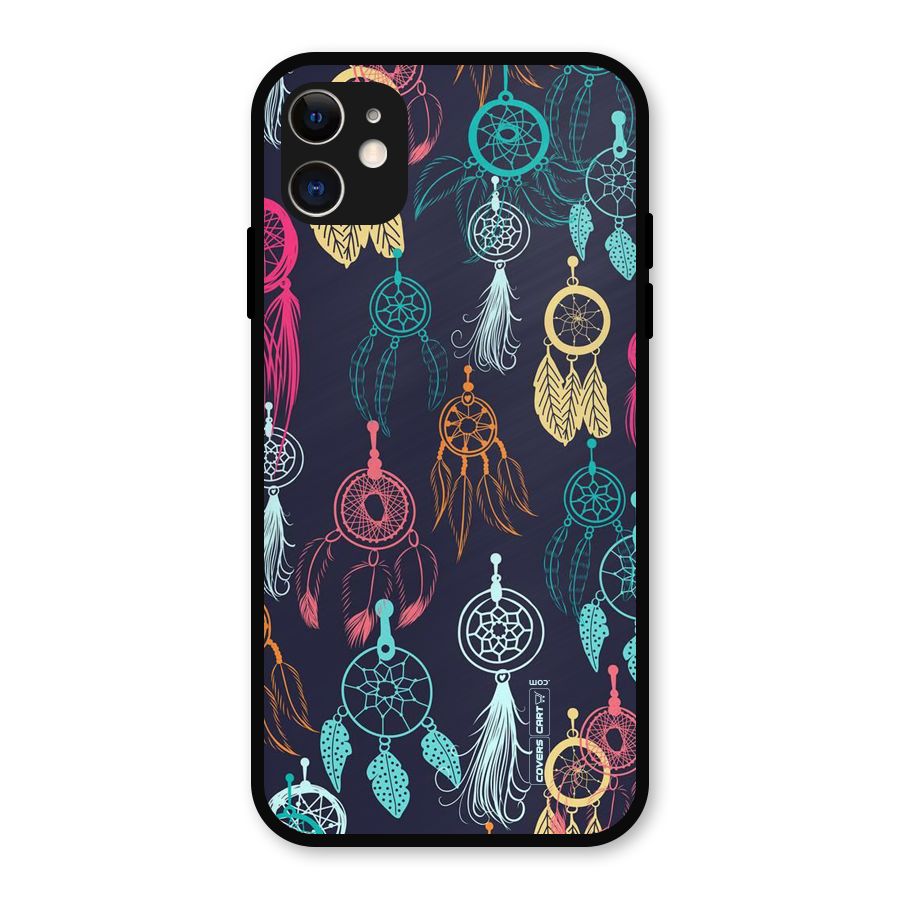 Dream Catcher Pattern Metal Back Case for iPhone 11