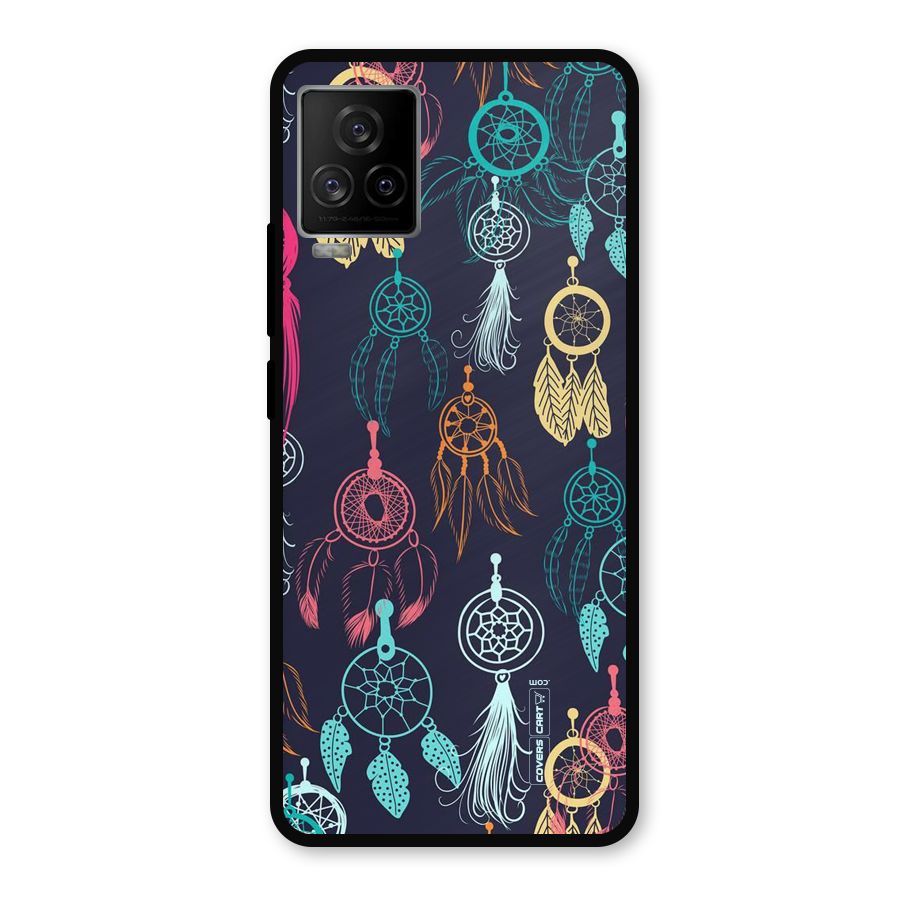 Dream Catcher Pattern Metal Back Case for iQOO 7 Legend 5G