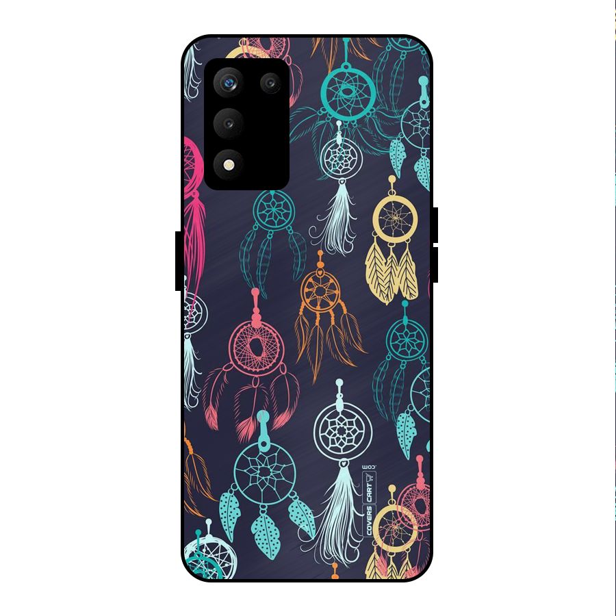 Dream Catcher Pattern Metal Back Case for realme 9 5G SE