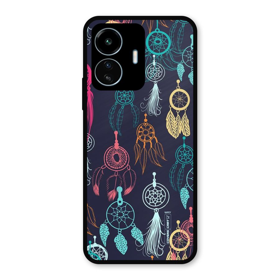 Dream Catcher Pattern Metal Back Case for vivo iQOO Z6 Lite 5G
