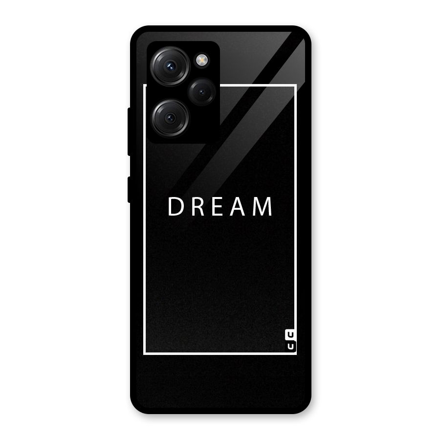 Dream Classic Glass Back Case for Poco X5 Pro