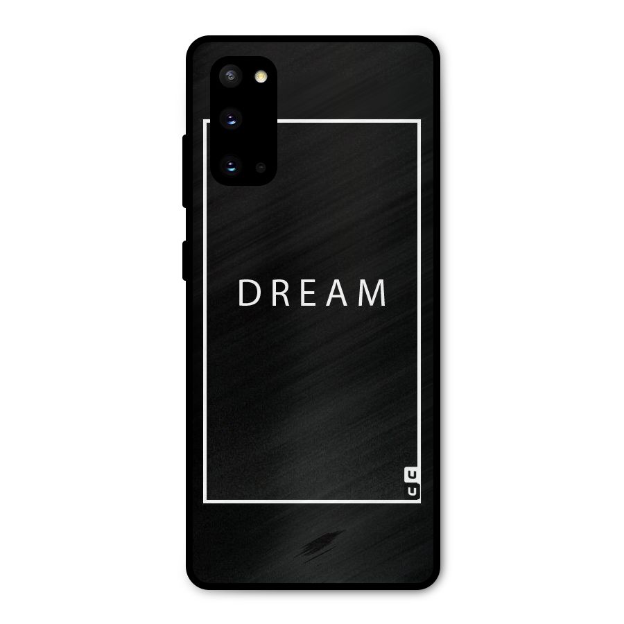Dream Classic Metal Back Case for Galaxy S20