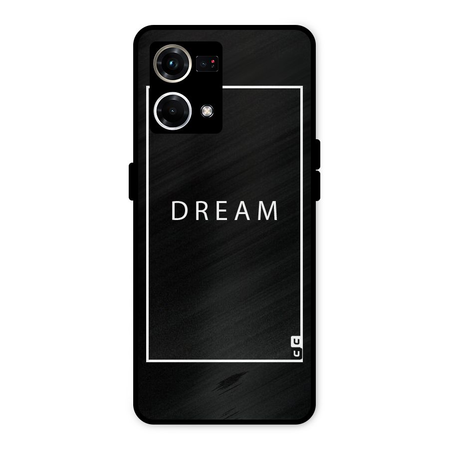 Dream Classic Metal Back Case for Oppo F21 Pro 4G