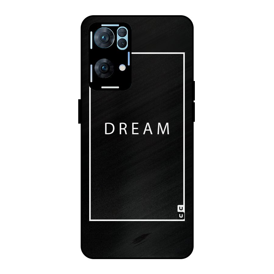 Dream Classic Metal Back Case for Oppo Reno7 Pro 5G