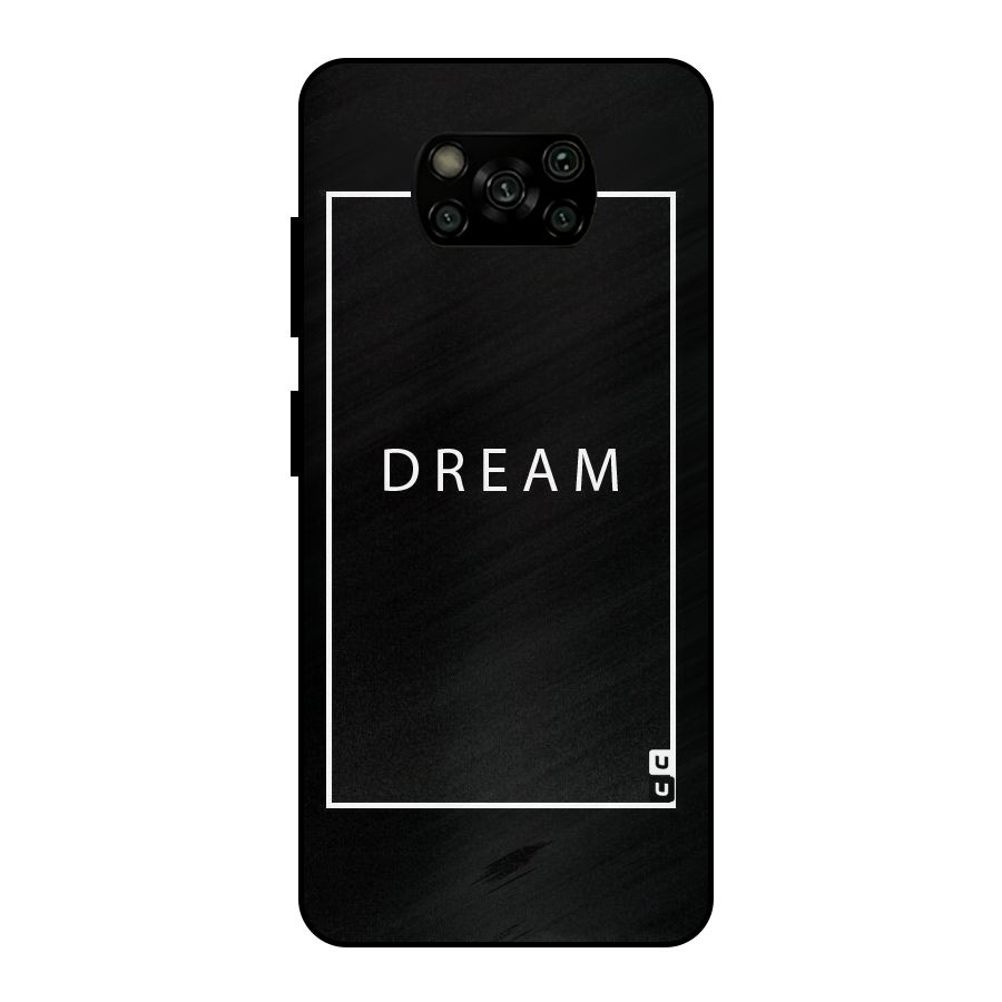 Dream Classic Metal Back Case for Poco X3