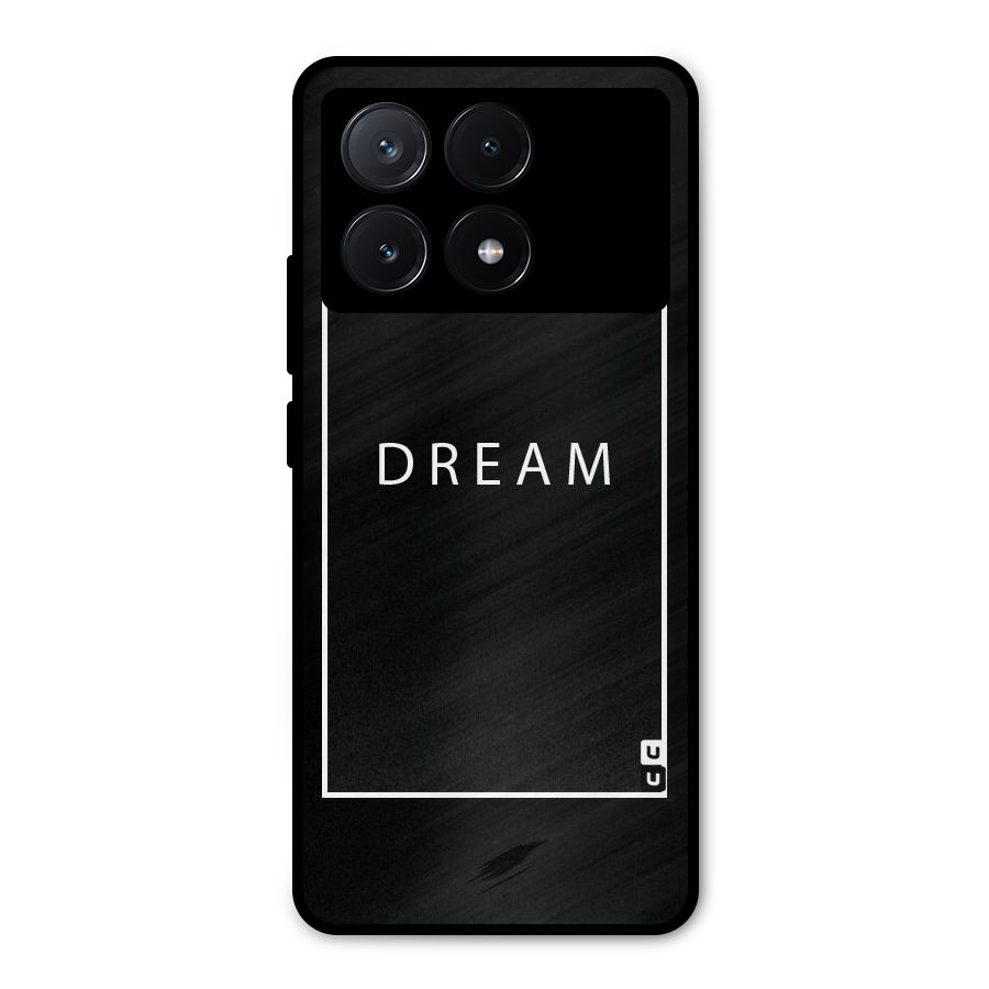 Dream Classic Metal Back Case for Poco X6 Pro