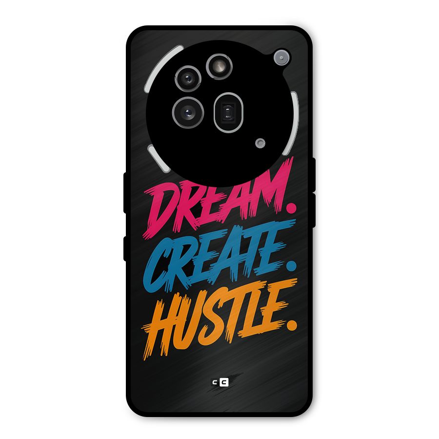 Dream Create Hustle Metal Back Case for Nothing Phone 3a Pro