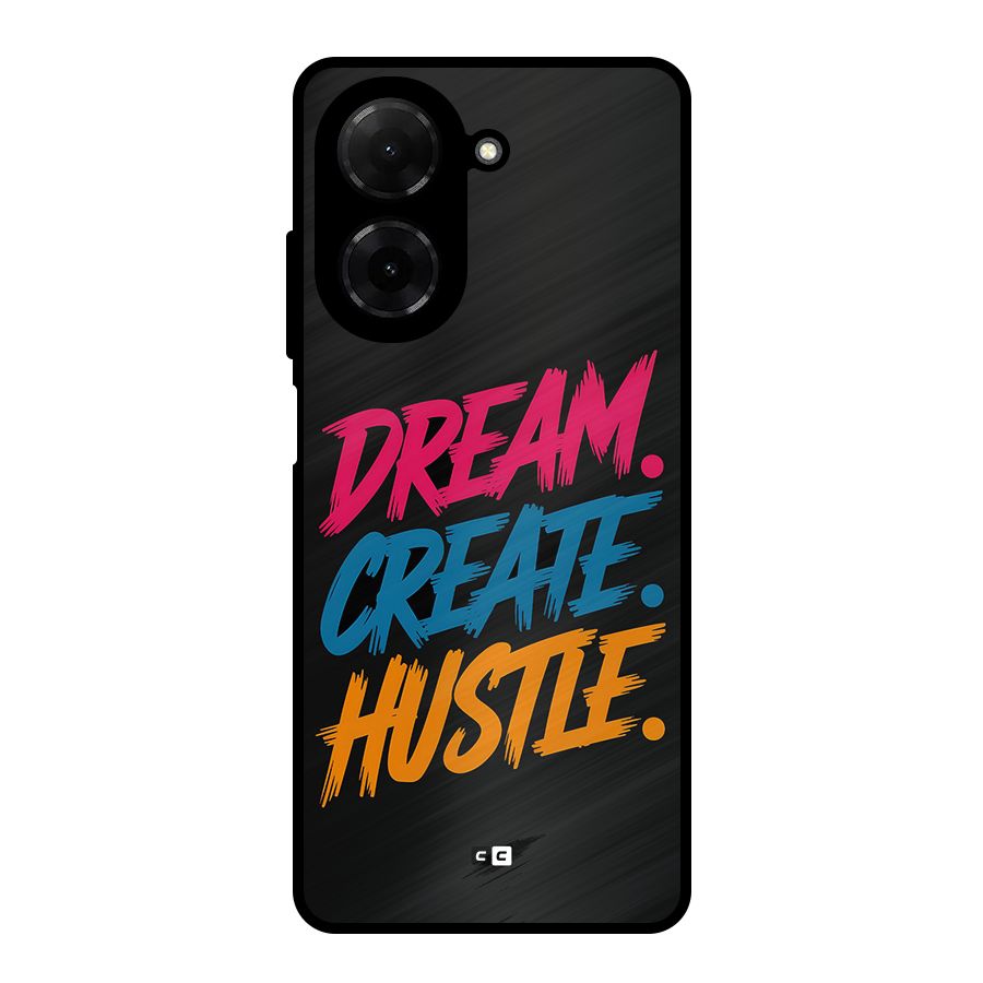Dream Create Hustle Metal Back Case for Redmi A5 4G