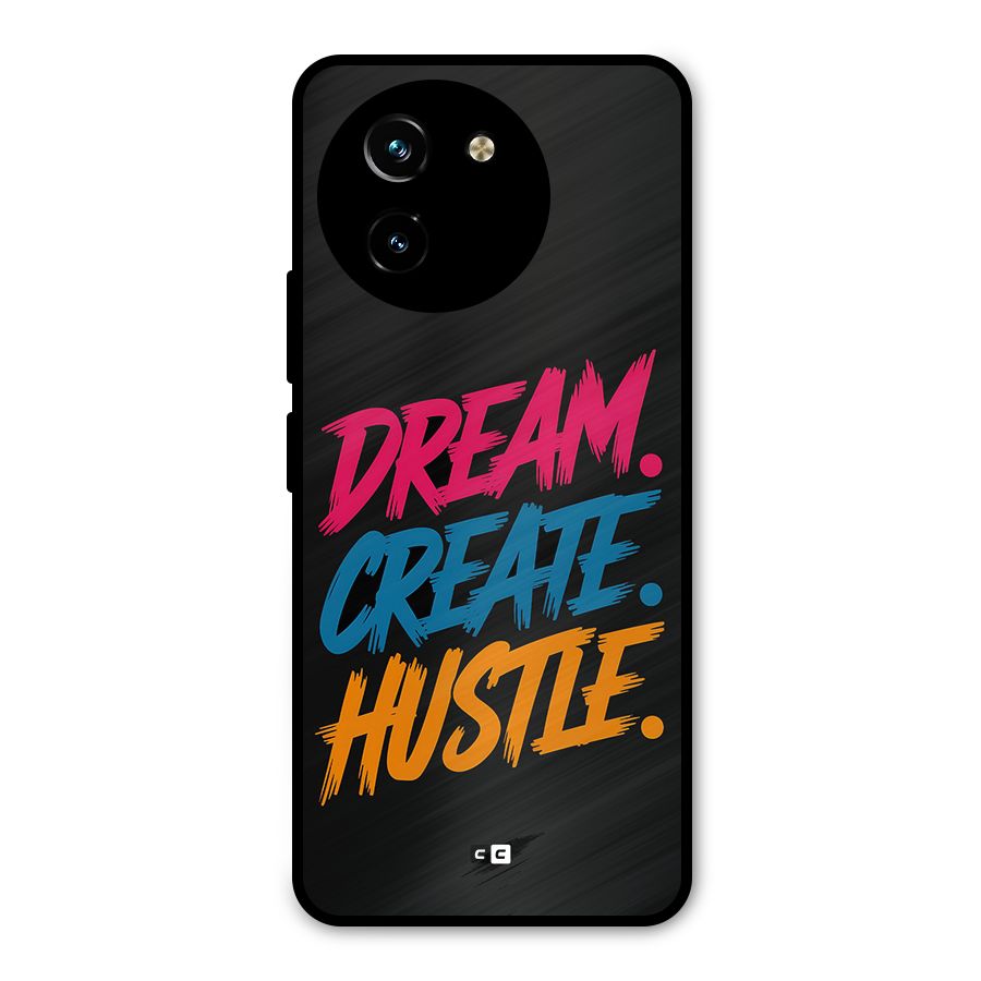 Dream Create Hustle Metal Back Case for Vivo T3x