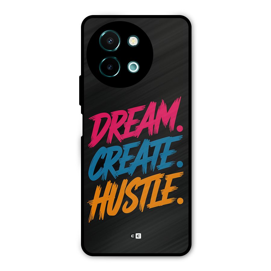 Dream Create Hustle Metal Back Case for Vivo Y58