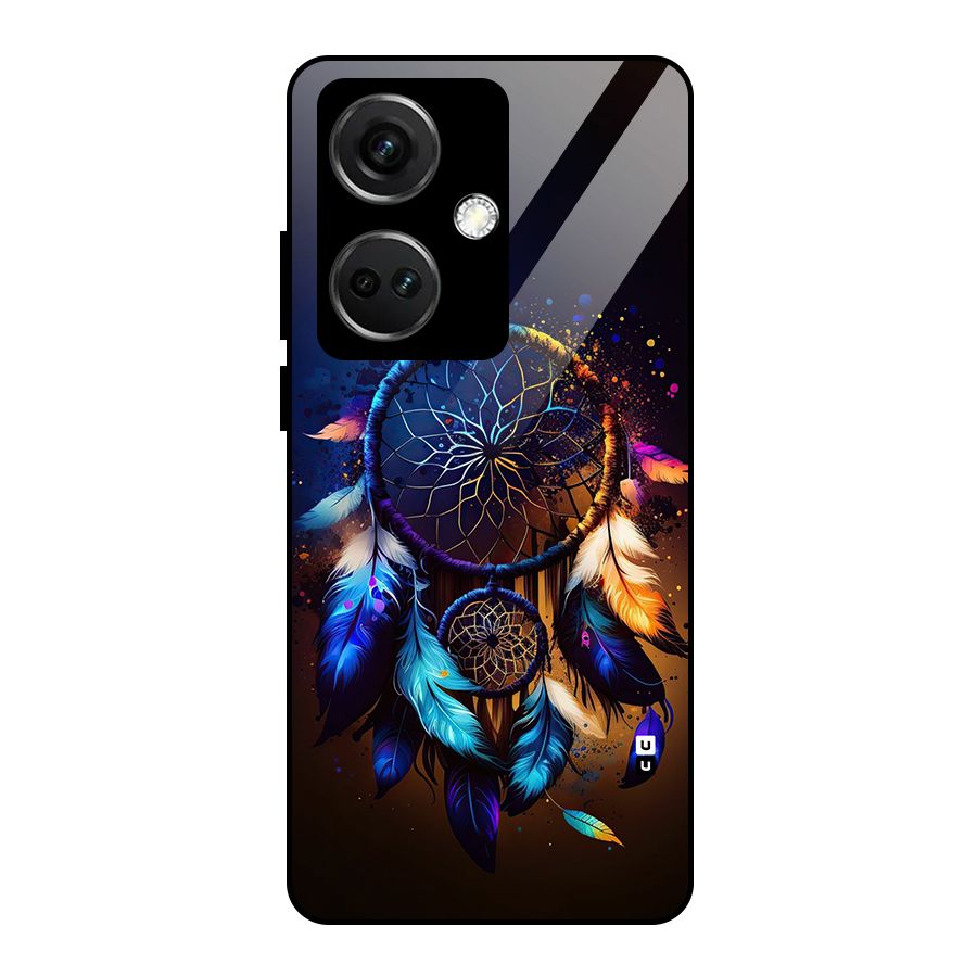 Dream Feather Glass Back Case for OnePlus Nord CE 3 5G