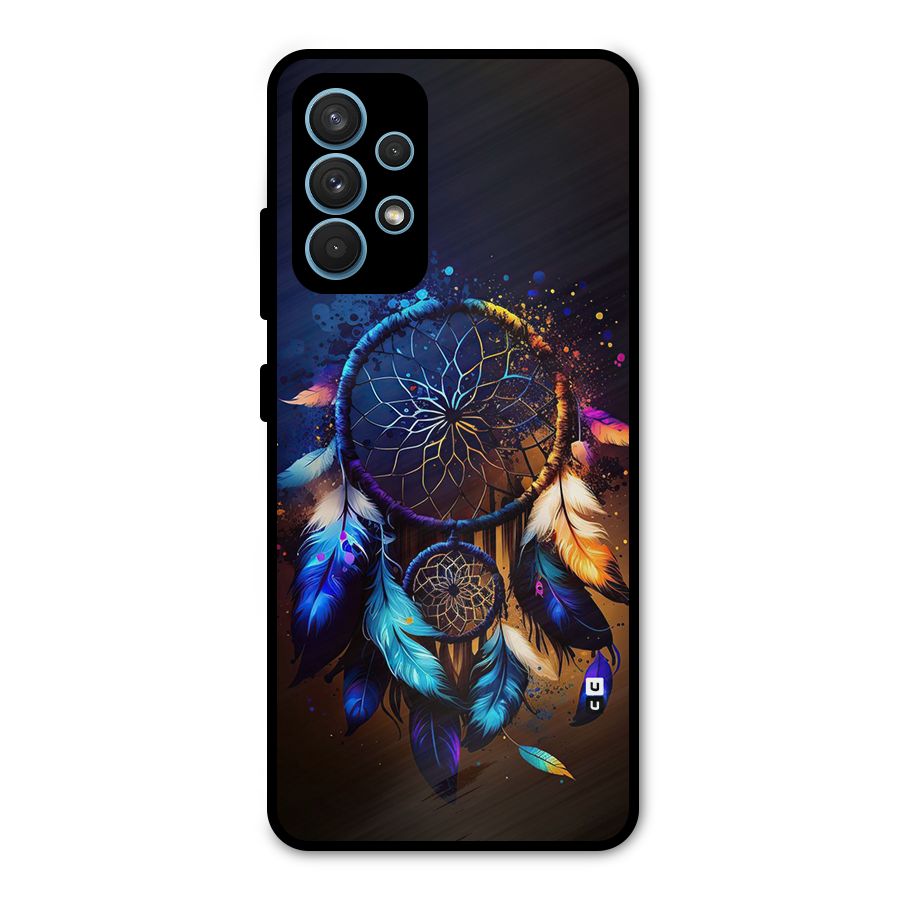 Dream Feather Metal Back Case for Galaxy A32