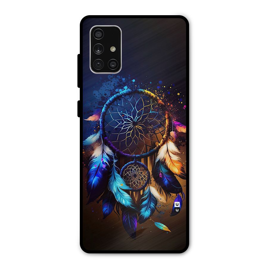 Dream Feather Metal Back Case for Galaxy A71