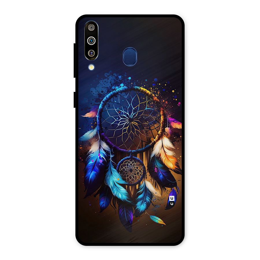Dream Feather Metal Back Case for Galaxy M30